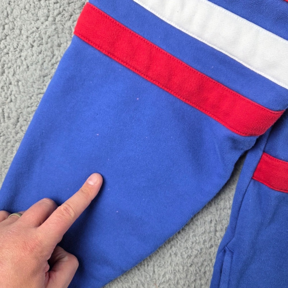 Mitchell & Ness New York Giants Throwback Sweatshirt Mens 4XL Blue White NFL - Picture 6 of 13